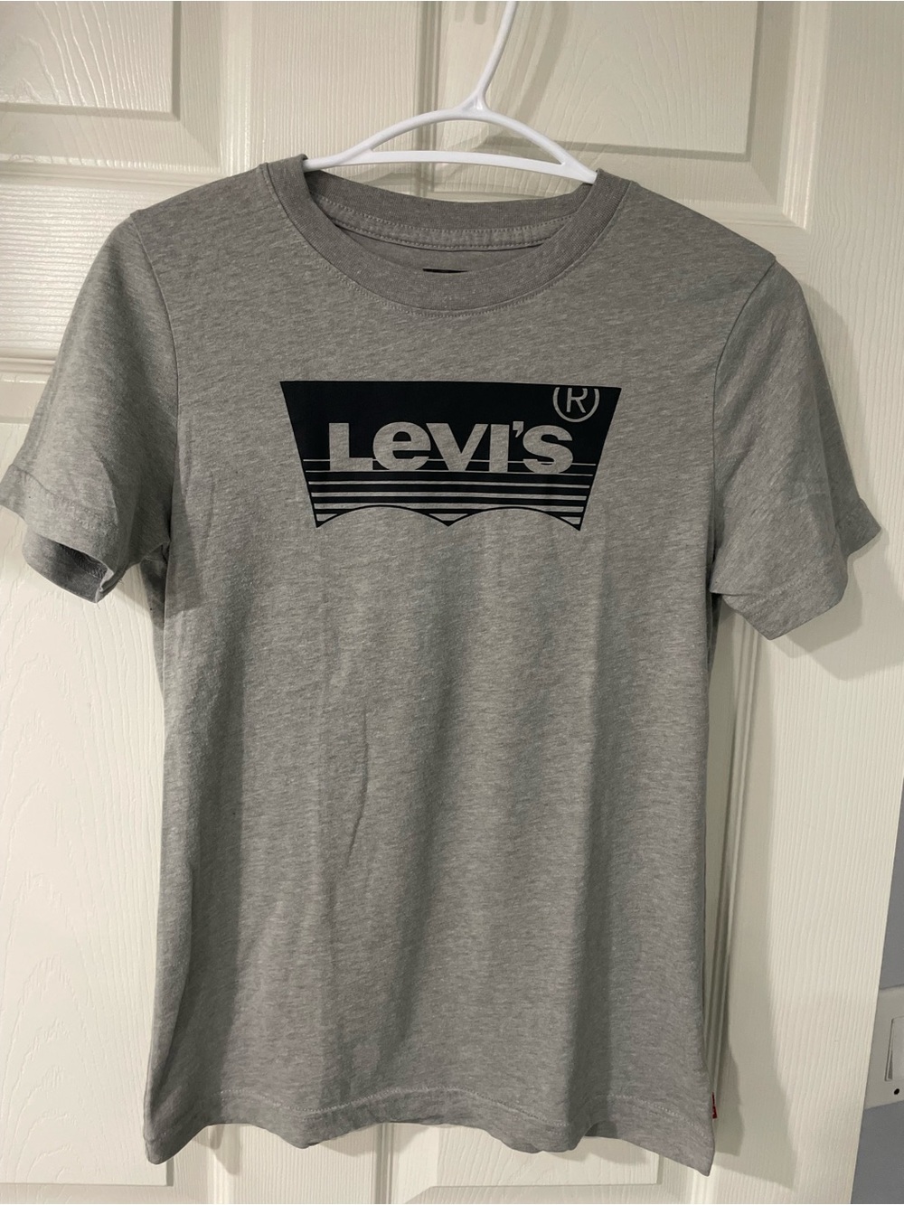 Levi's Boy's Grey Logo Crewneck T-Shirt